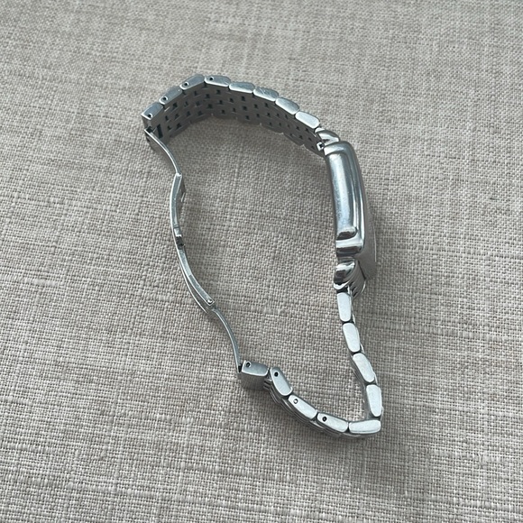 Michele Deco Stainless Watch with Diamond Inset Numerals - Picture 7 of 10